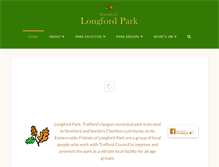 Tablet Screenshot of friendsoflongfordpark.org.uk